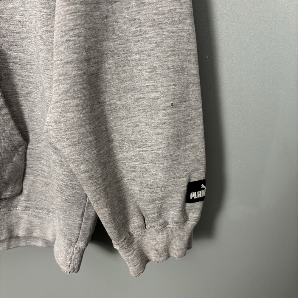 Vintage Y2K Kansas City Chiefs Hoodie Puma KC Arrowhead Grey Medium 2000 - Picture 5 of 12